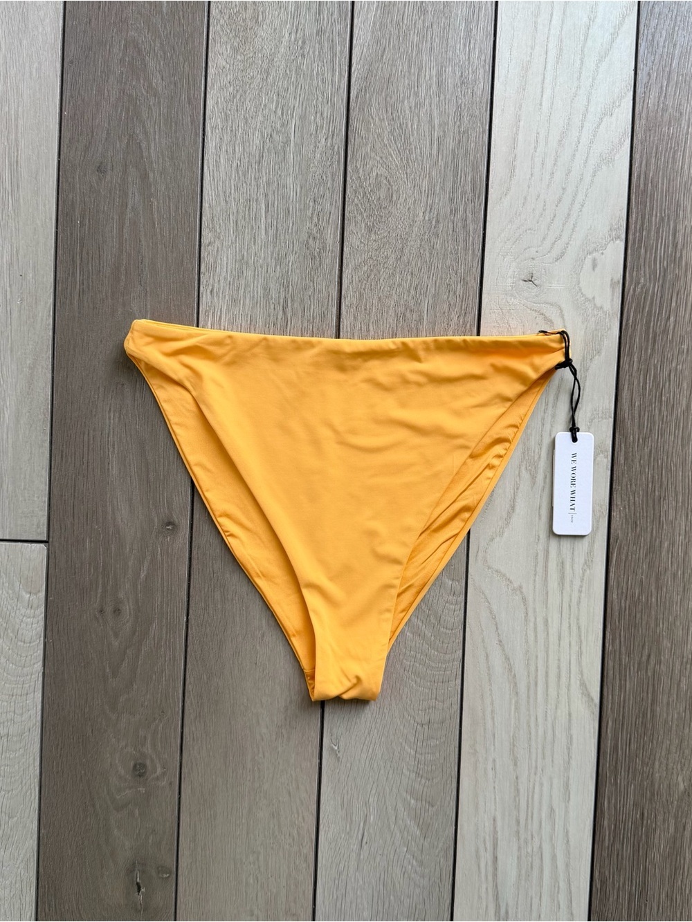 We Wore What Amber High Cut Cheeky Bikini Bottoms